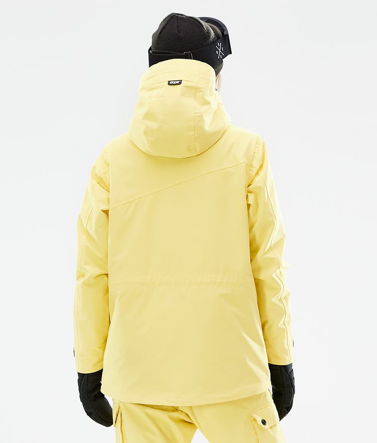 Adept W 2021 Skijacke Damen Faded Yellow, Bild 8 von 11