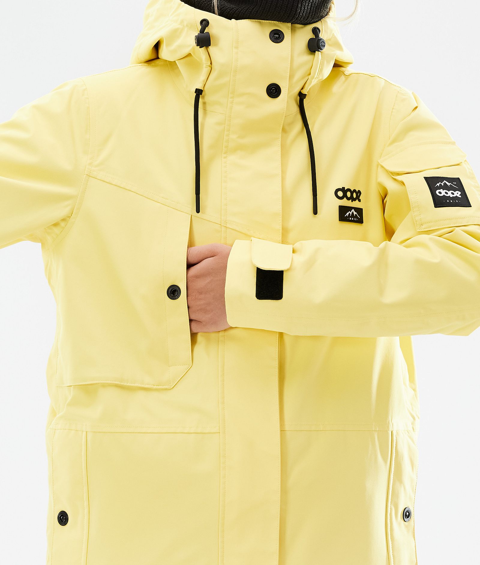 Adept W 2021 Snowboard Jacket Women Faded Yellow Renewed, Image 10 of 11
