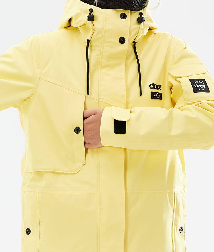 Adept W 2021 Skijacke Damen Faded Yellow, Bild 10 von 11