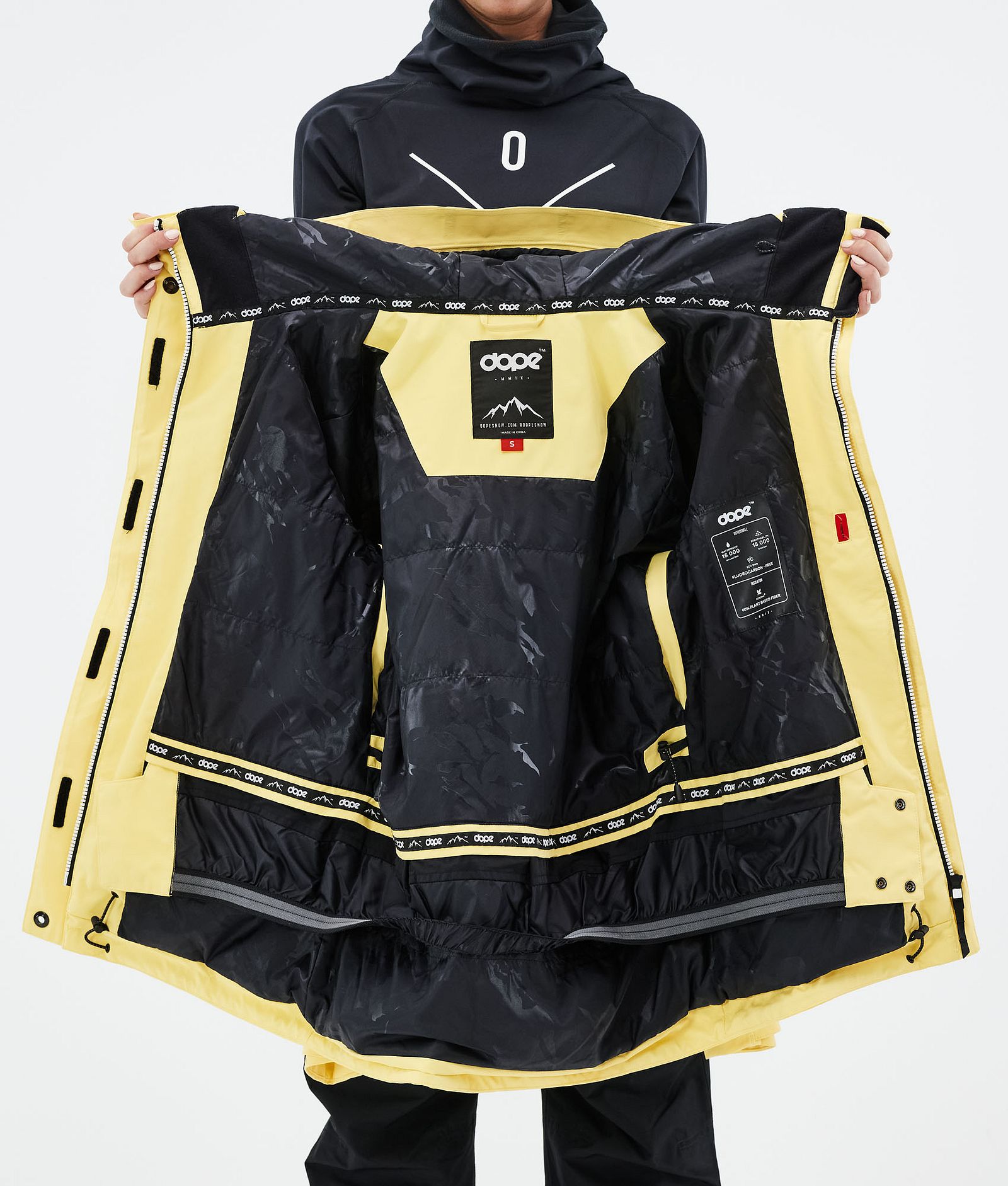 Adept W 2021 Skijacke Damen Faded Yellow, Bild 11 von 11