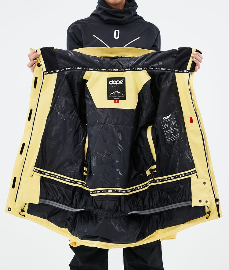 Adept W 2021 Skijacke Damen Faded Yellow, Bild 11 von 11