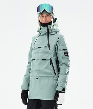 Akin W 2021 Chaqueta Snowboard Mujer Faded Green