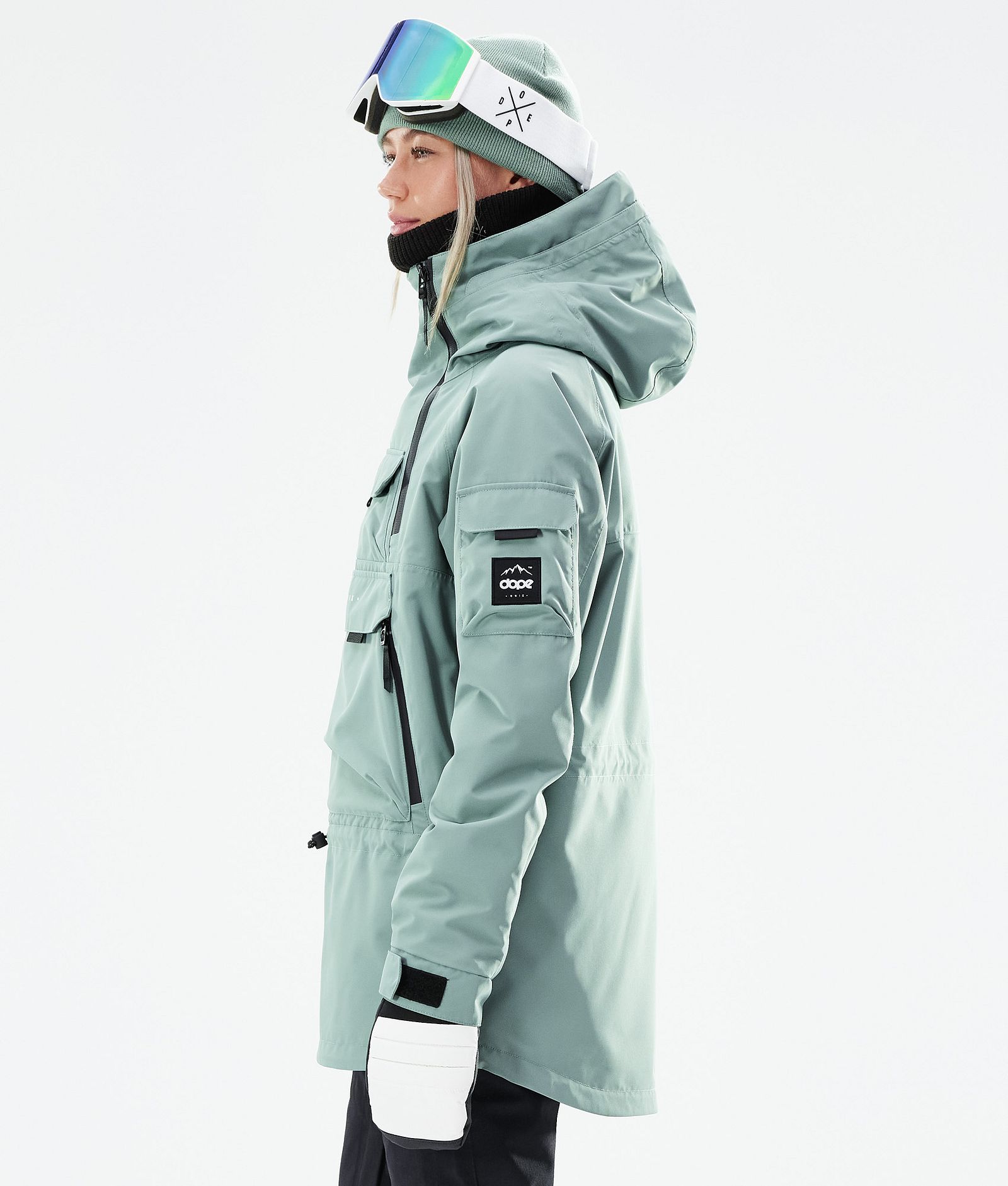 Akin W 2021 Kurtka Snowboardowa Kobiety Faded Green, Zdjęcie 5 z 11