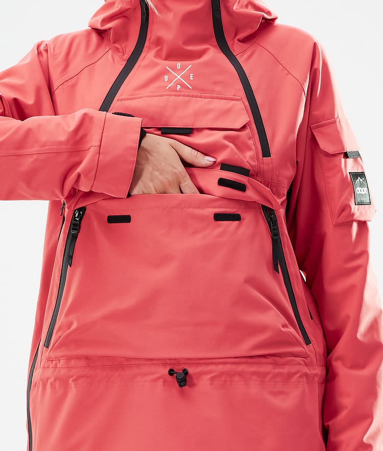 Akin W 2021 Chaqueta Snowboard Mujer Coral Renewed, Imagen 10 de 11