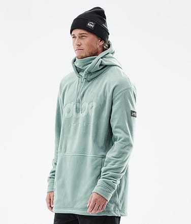 Cozy II 2021 Fleecová Mikina s Kapucí Pánské Faded Green
