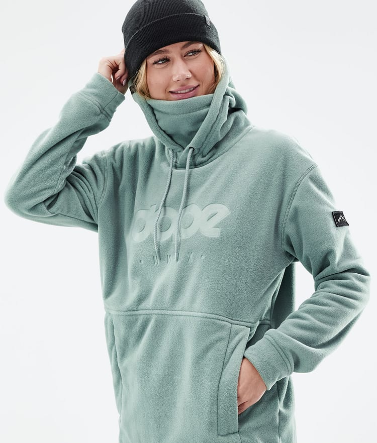 Cozy II W 2021 Polar con Capucha Mujer Faded Green, Imagen 2 de 7