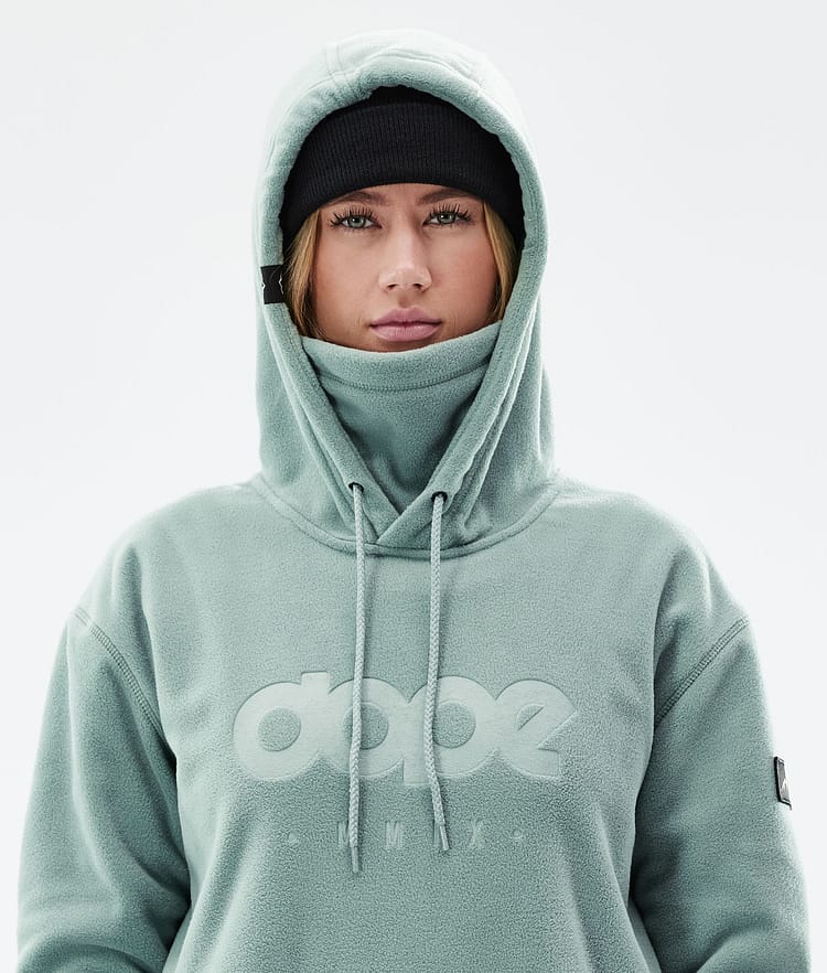 Cozy II W 2021 Polar con Capucha Mujer Faded Green, Imagen 6 de 7