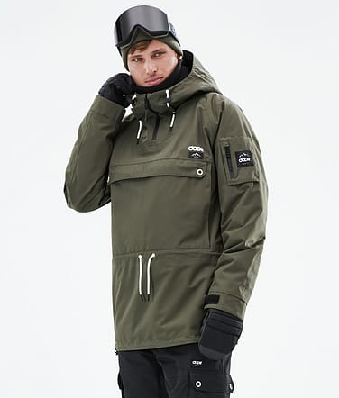 Annok 2021 Snowboardjacka Man Olive Green Renewed