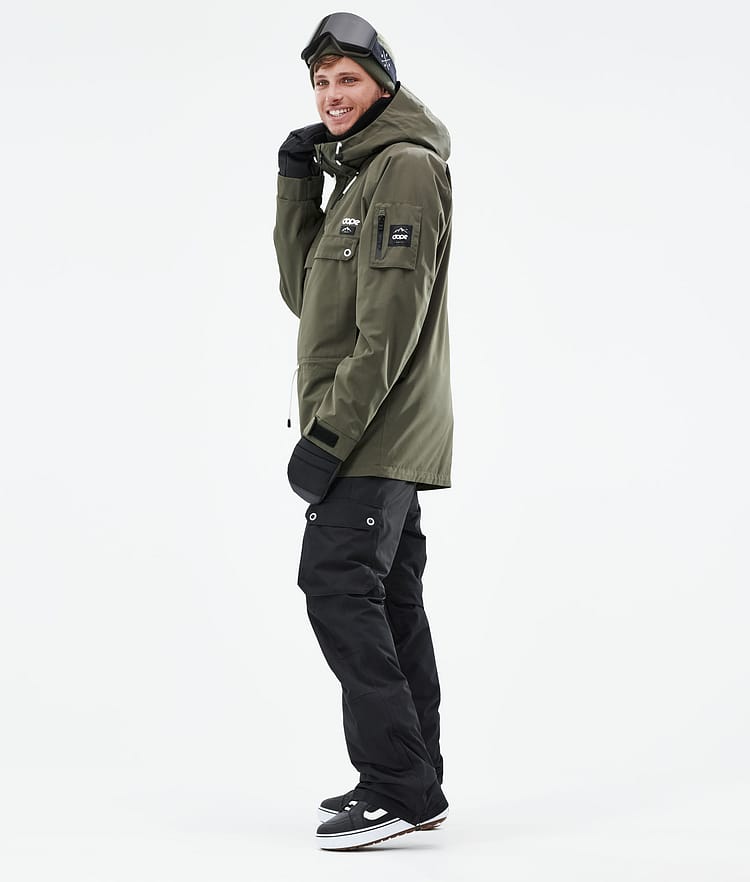 Annok 2021 Snowboardjacka Herr Olive Green Renewed, Bild 5 av 10
