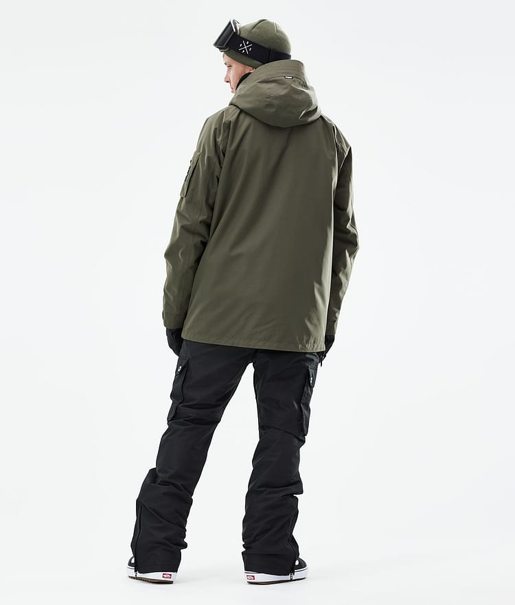 Annok 2021 Snowboardjacka Herr Olive Green Renewed, Bild 6 av 10