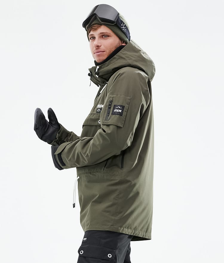 Annok 2021 Snowboardjacka Herr Olive Green Renewed, Bild 7 av 10