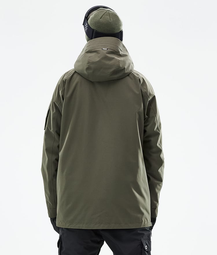 Annok 2021 Snowboardjacka Herr Olive Green Renewed, Bild 8 av 10
