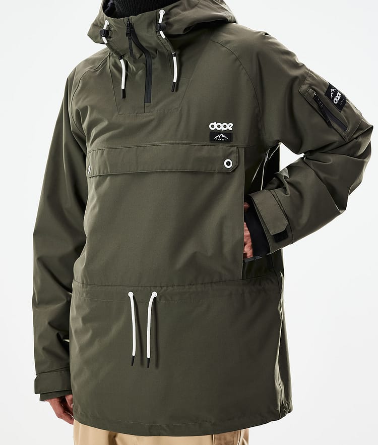 Annok 2021 Snowboardjacka Herr Olive Green Renewed, Bild 9 av 10