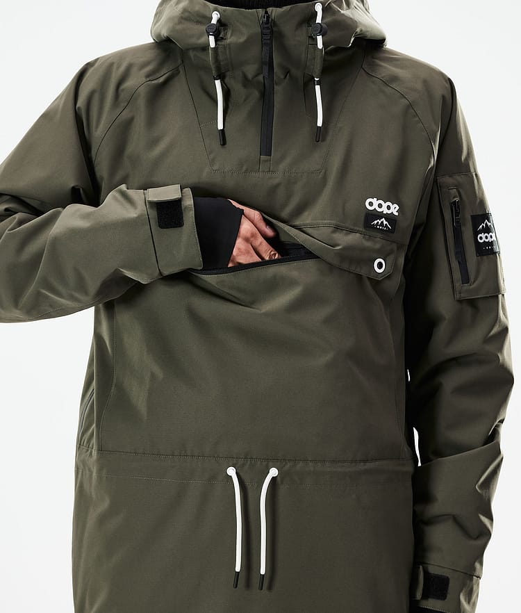 Annok 2021 Bunda na Snowboard Pánské Olive Green, Obrázek 10 z 10