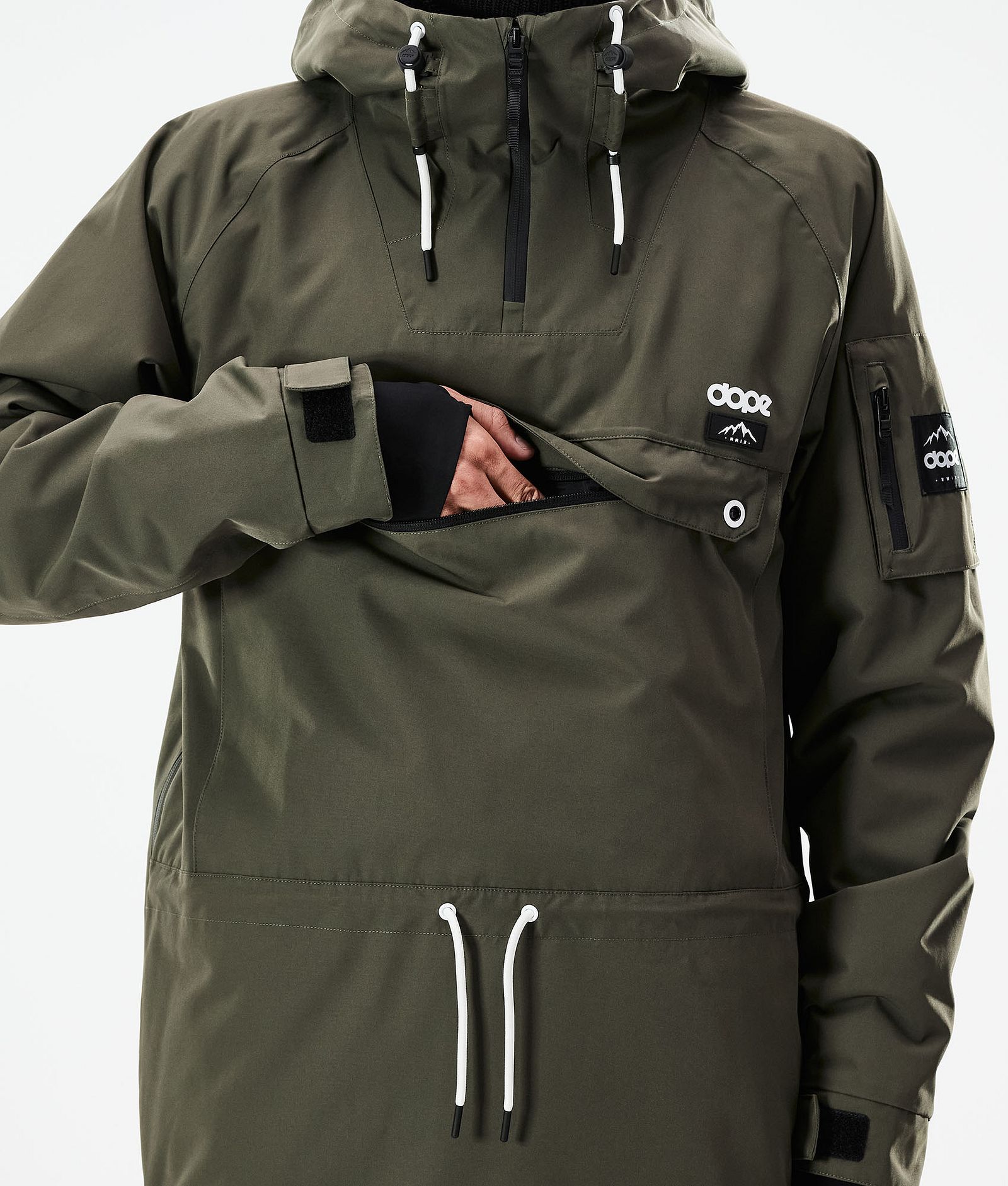 Annok 2021 Bunda na Snowboard Pánské Olive Green, Obrázek 10 z 10
