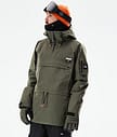 Annok 2021 Bunda na Snowboard Pánské Olive Green/Black