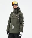Dope Annok W 21 Ski Jacket Women Olive Green