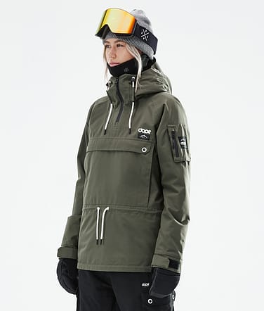 Annok W 2021 Chaqueta Snowboard Mujer Olive Green