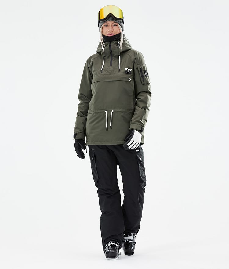 Annok W 21 Ski Jacket Women Olive Green, Image 4 of 10