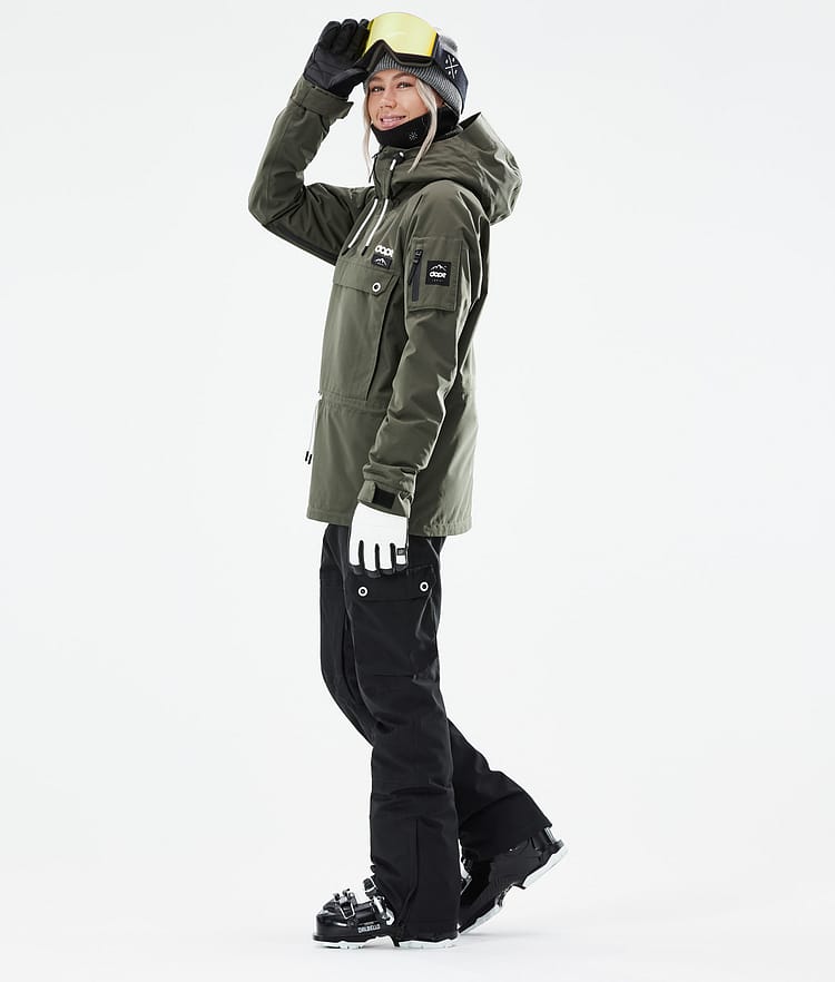 Annok W 21 Ski Jacket Women Olive Green, Image 5 of 10