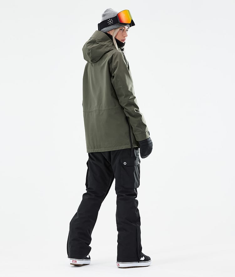 Annok W 21 Snowboard Jacket Women Olive Green, Image 6 of 10