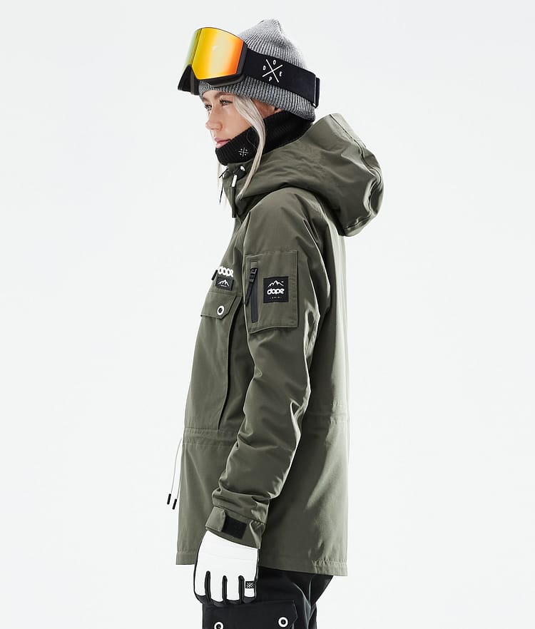 Annok W 21 Ski Jacket Women Olive Green, Image 7 of 10