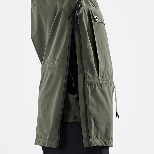 Side Zipper with Inner Placket