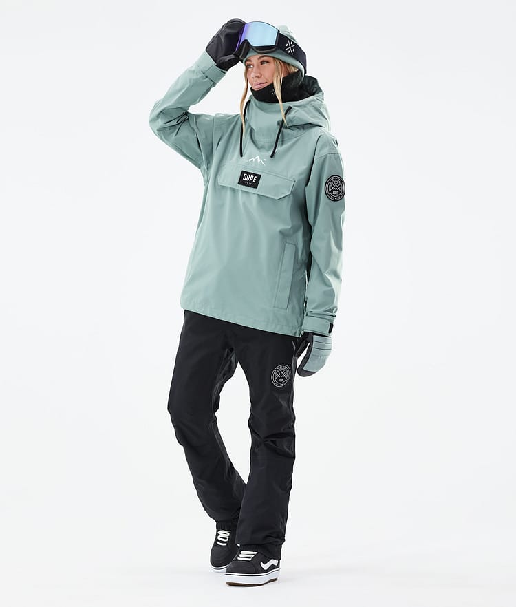 Blizzard W 2021 Bunda na Snowboard Dámské Faded Green Renewed, Obrázek 4 z 10