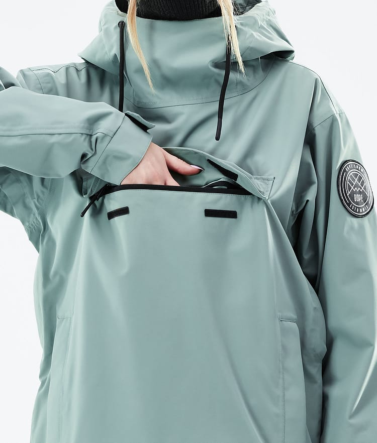 Blizzard W 2021 Bunda na Snowboard Dámské Faded Green Renewed, Obrázek 10 z 10