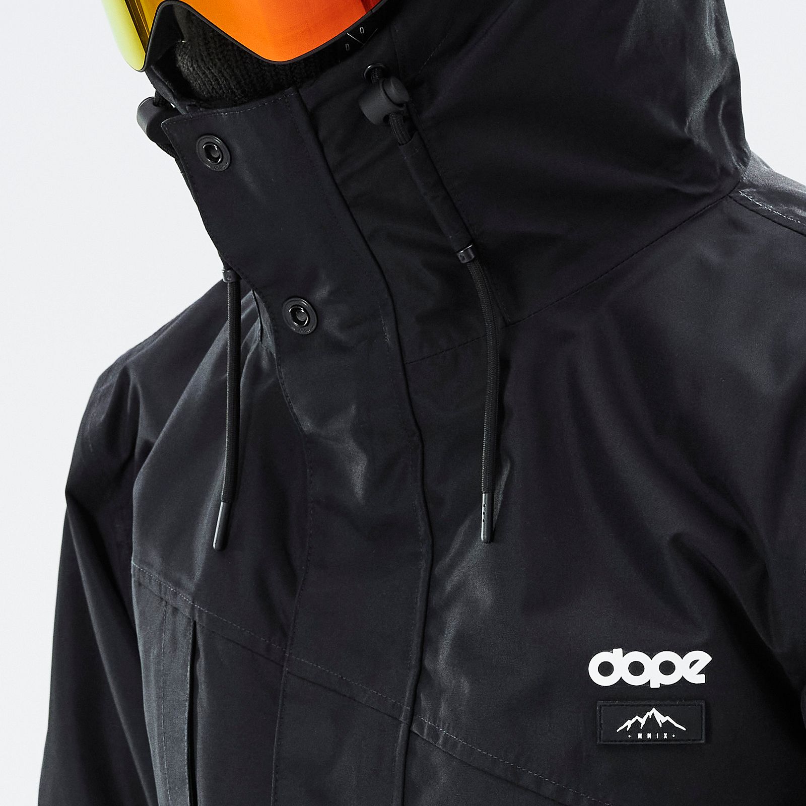 Drawstring Hood/Waist Reservedeler Black/Black Tip, Bilde 2 av 2
