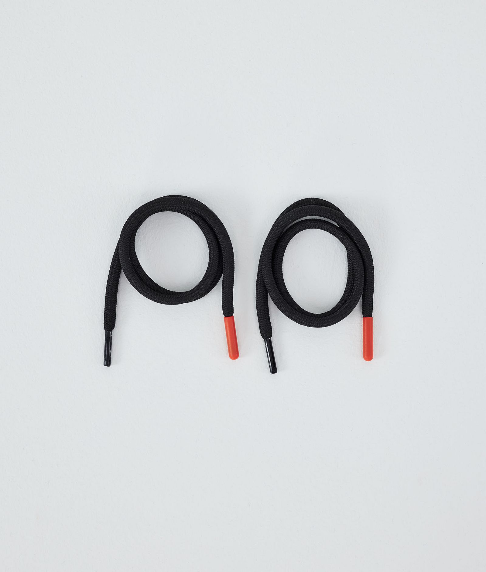 Drawstring Hood/Waist Replacement Parts Black/Orange Tip, Image 1 of 2