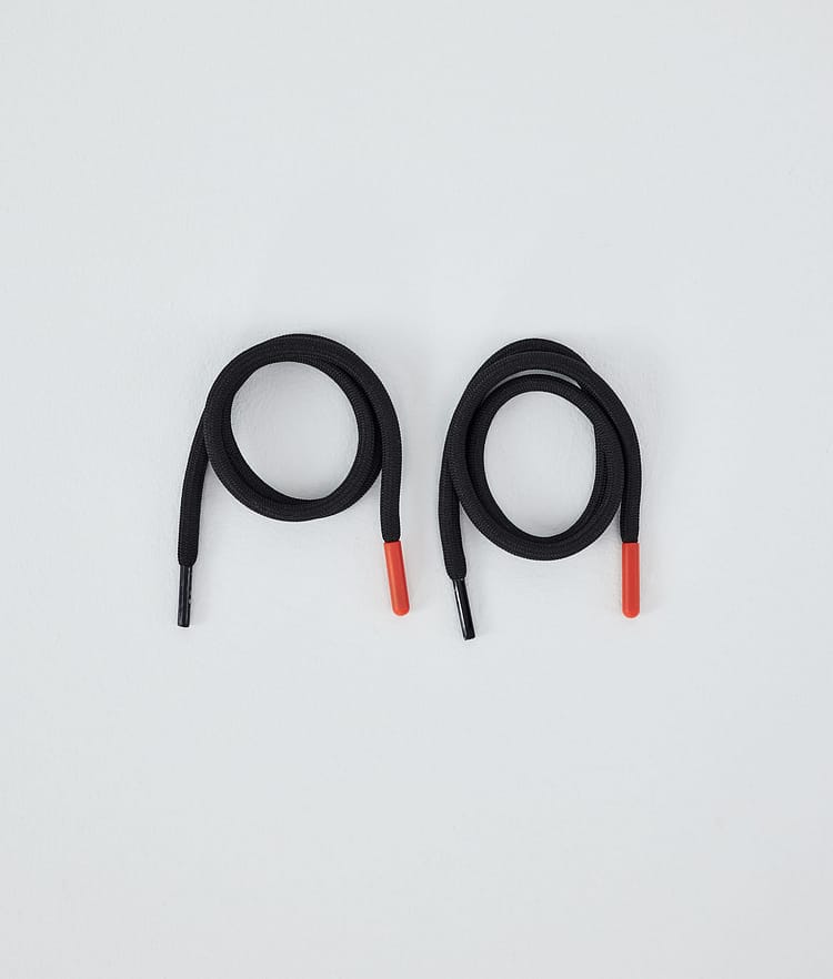 Drawstring Hood/Waist Replacement Parts Black/Orange Tip, Image 1 of 2