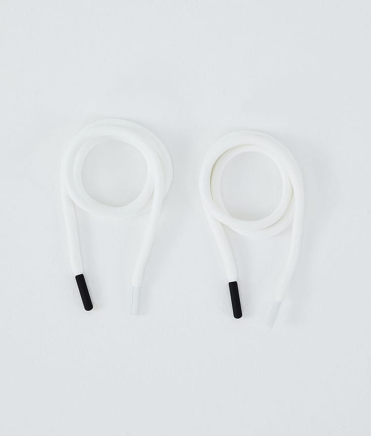 Drawstring Hood/Waist Replacement Parts White/Black Tip, Image 1 of 2