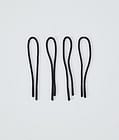 Round Zip Puller String Replacement Parts Black/Black Tip, Image 1 of 2