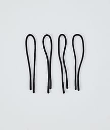 Dope Round Zip Puller String Vervangingsonderdeel Black/Black Tip