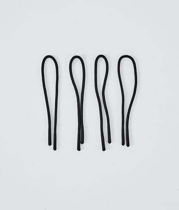 Round Zip Puller String Replacement Parts Black/Black Tip