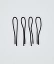 Round Zip Puller String Replacement Parts Men Black/Black Tip