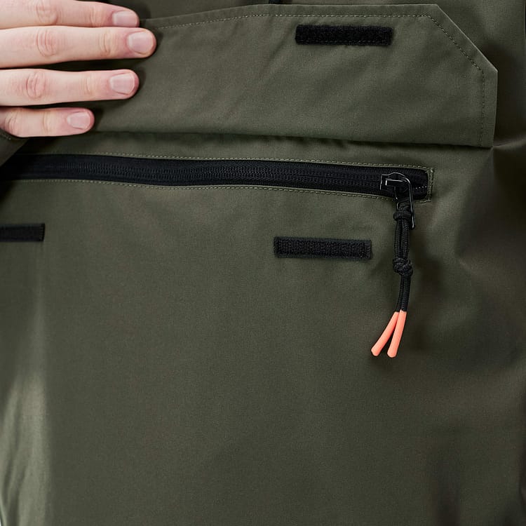 Round Zip Puller String Reservedeler Black/Orange Tip, Bilde 2 av 2