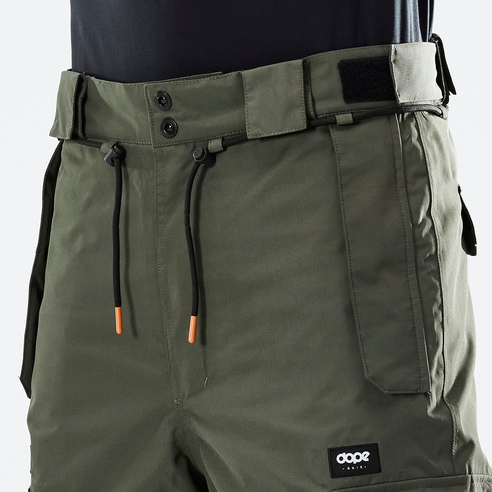 Drawstring Pant Replacement Parts Black/Orange Tip, Image 2 of 2