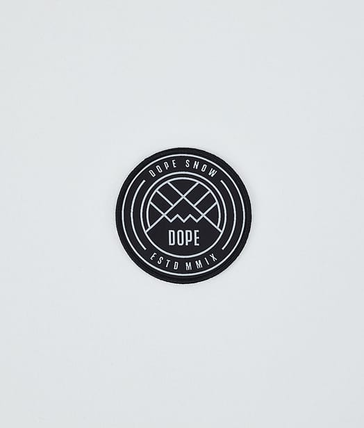 Round Patch Dope Reservdelar Black/White Logo