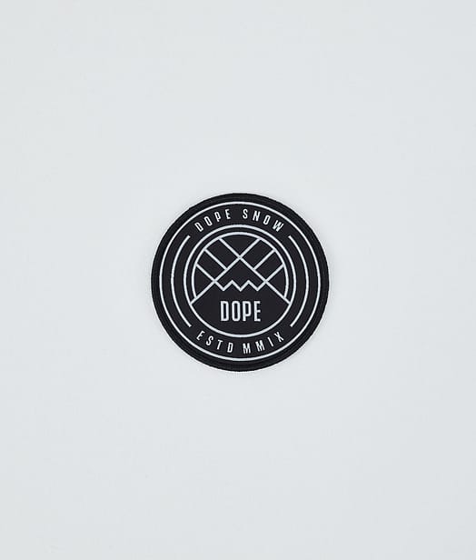 Round Patch Dope Reservedeler Black/White Logo
