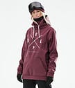 Yeti W 2021 Kurtka Narciarska Kobiety 2X-Up Burgundy