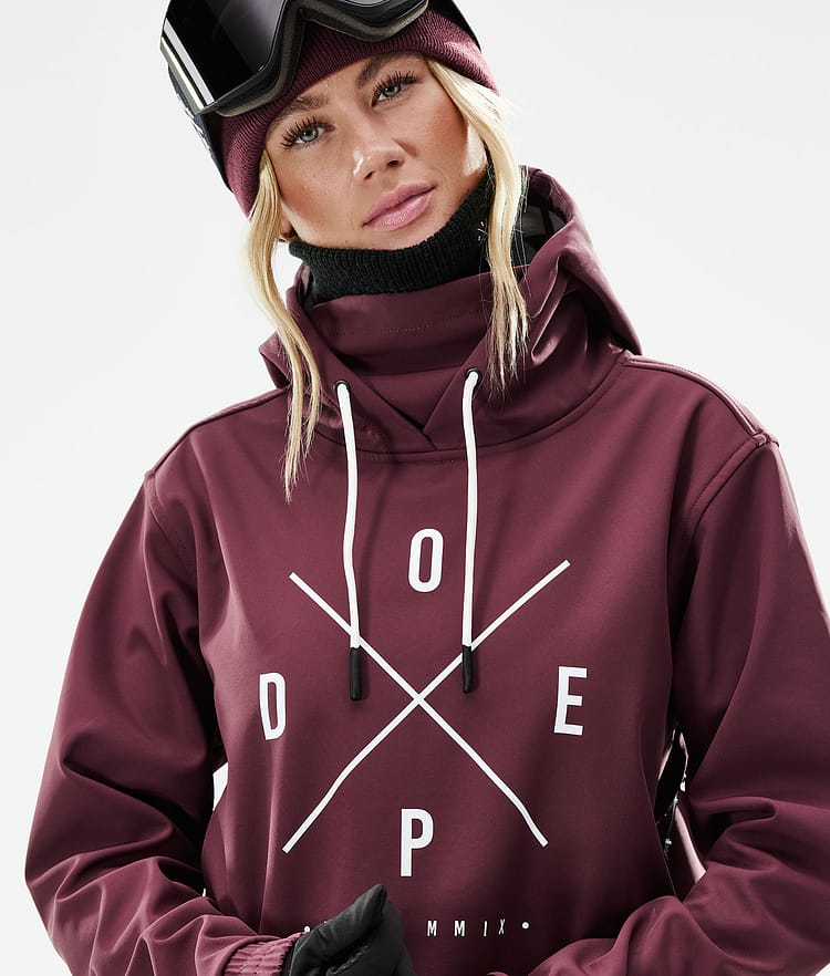 Yeti W 2021 Kurtka Narciarska Kobiety 2X-Up Burgundy, Zdjęcie 3 z 9