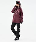 Yeti W 2021 Kurtka Narciarska Kobiety 2X-Up Burgundy, Zdjęcie 4 z 9