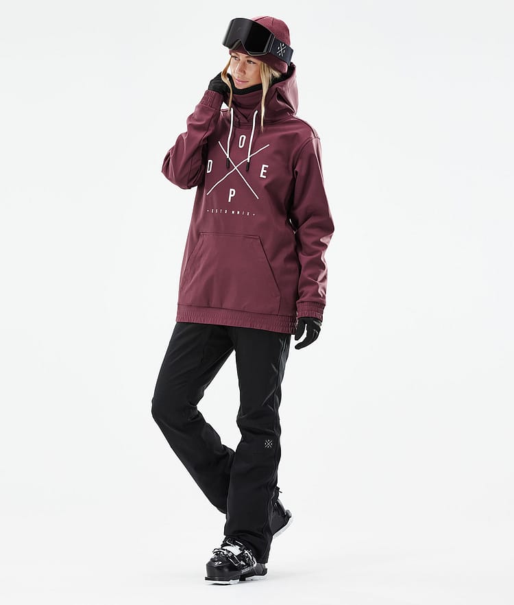 Yeti W 2021 Kurtka Narciarska Kobiety 2X-Up Burgundy, Zdjęcie 4 z 9