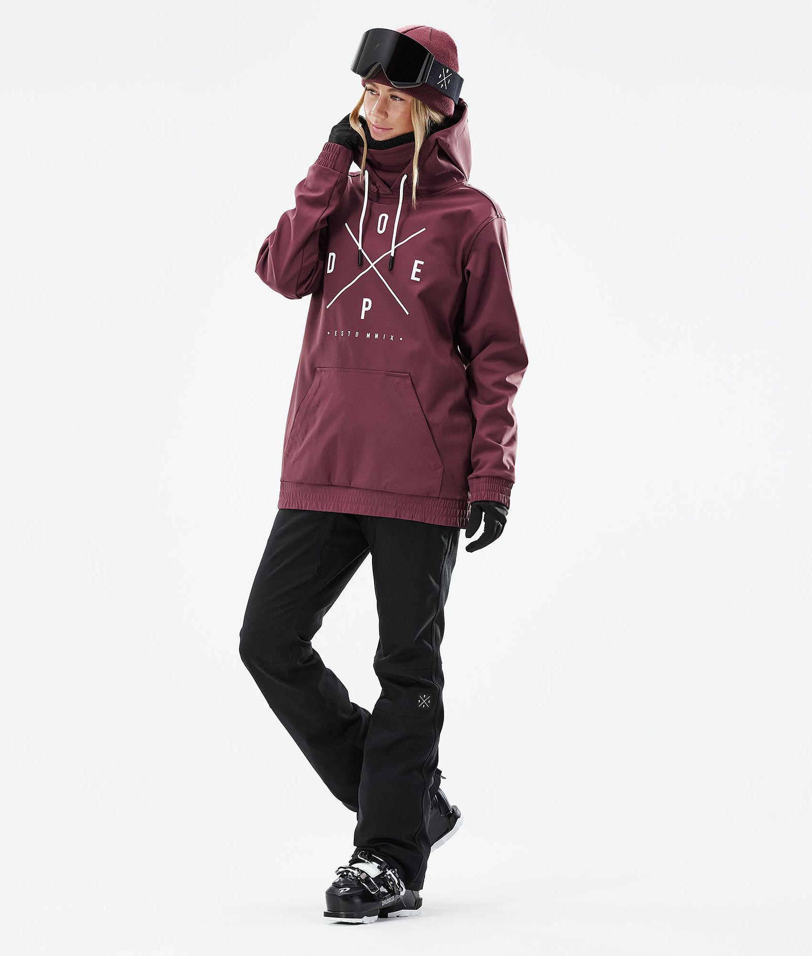 Yeti W 2021 Kurtka Narciarska Kobiety 2X-Up Burgundy, Zdjęcie 4 z 9