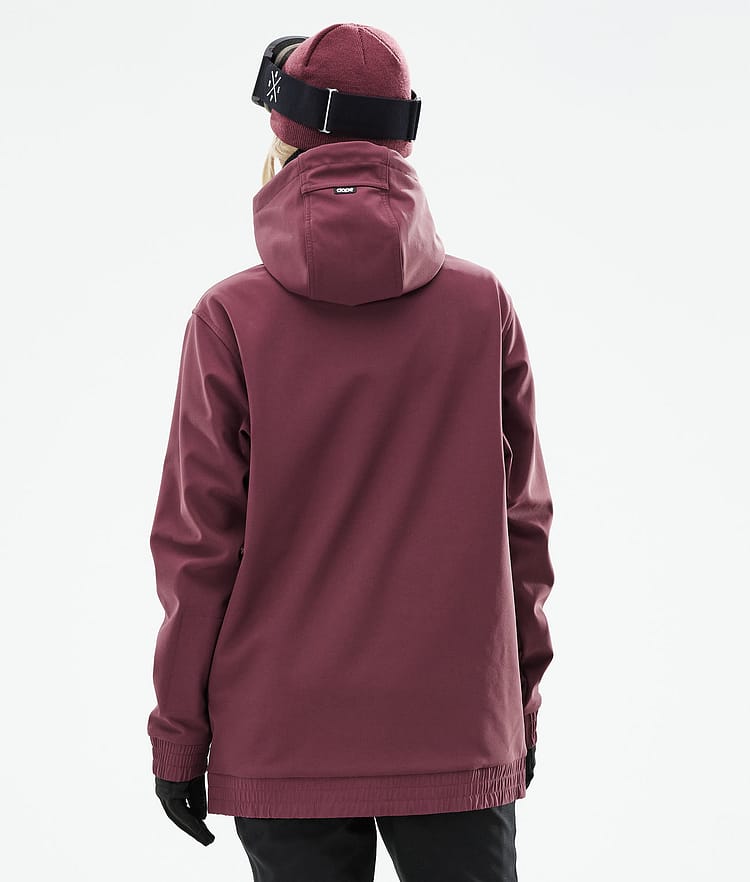 Yeti W 2021 Kurtka Narciarska Kobiety 2X-Up Burgundy, Zdjęcie 8 z 9