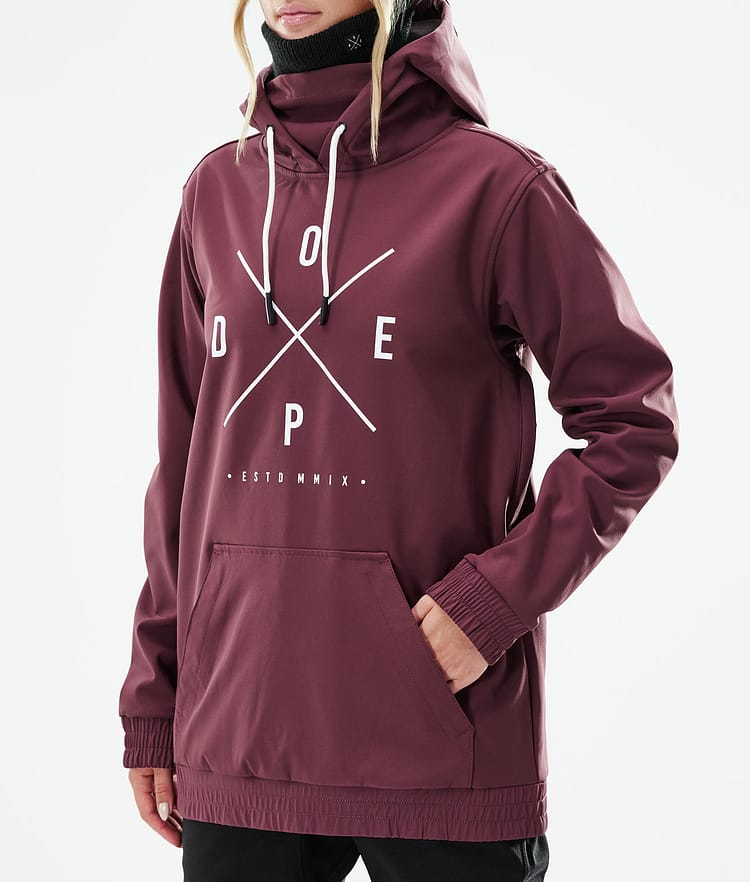 Yeti W 2021 Kurtka Narciarska Kobiety 2X-Up Burgundy, Zdjęcie 9 z 9