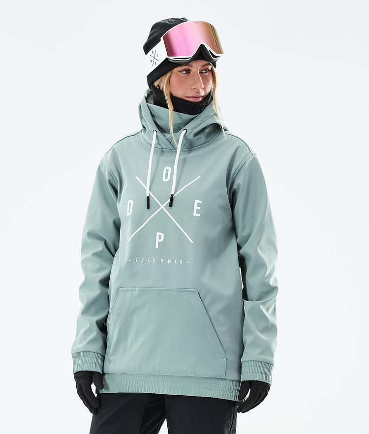 Yeti W 2021 Kurtka Narciarska Kobiety 2X-Up Faded Green, Zdjęcie 1 z 9