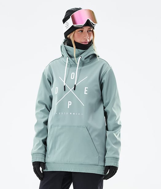 Yeti W 21 Lyžařská Bunda Dámské 2X-Up Faded Green